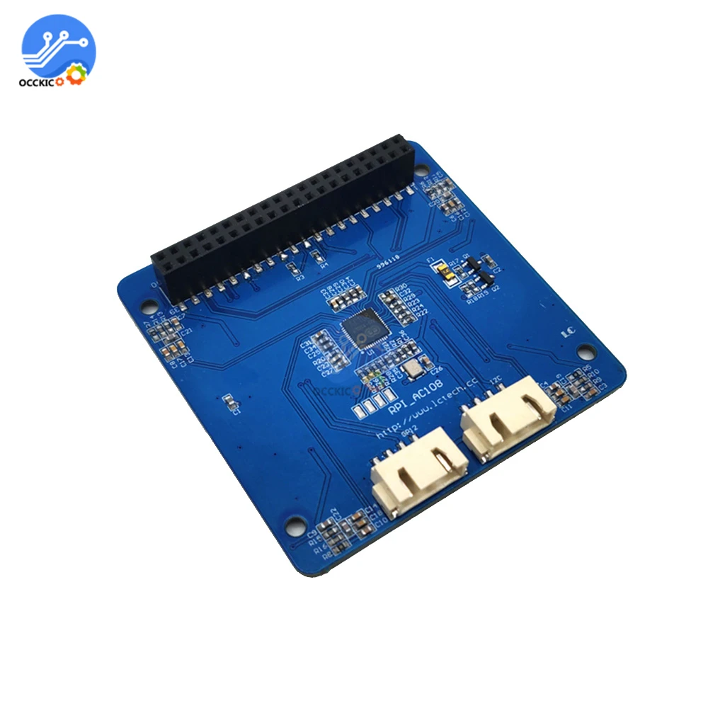 4 Mic Input Decoder Module for Raspberry Pi Expansion Board Microphone AC108 Smart Voice Practical Program recognition module |