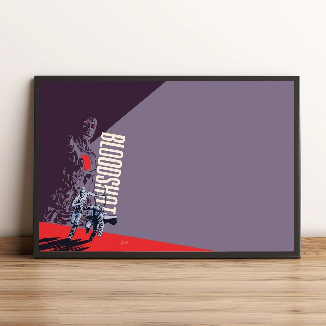 

Постер по мотивам фильма Bloodshot, печать на холсте, украшение для дома, Настенная картина, без рамки