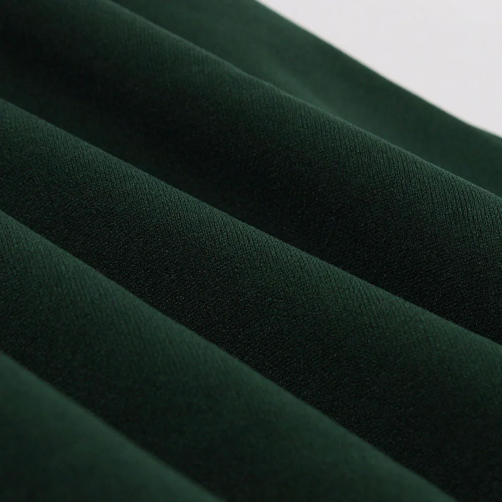 Vintage Preppy Style Women Dress A-line Solid Mini V-Neck 2020 Autumn Short Sleeve High Waist with Buttons #33 | Женская одежда