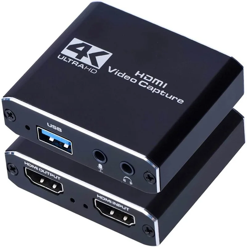Карта видеозахвата для прямой трансляции 1080P 4K USB3.0 HDMI-совместимая карта игровая