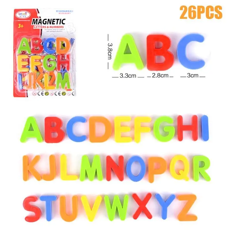 Новинка магнитные A z буквы алфавита языки математика цифры магниты Обучающие