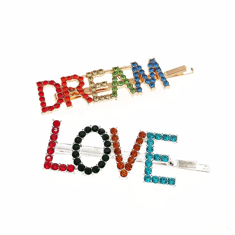 1 шт. Платье для девочек с буквенным принтом заколки волос украшением в виде