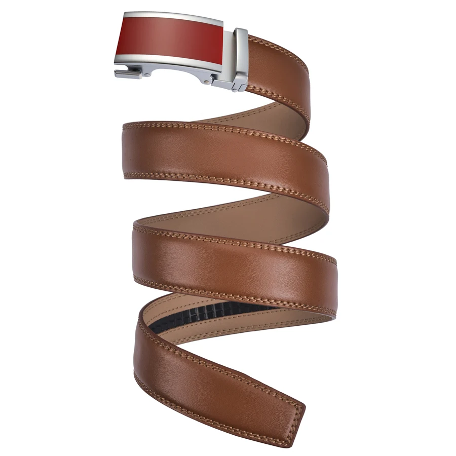 

Brand Men's Leather Automatic Buckle Belt Business Cowhide Leather Belt Designer Belts Men High Quality Luxury Mens Belts B150
