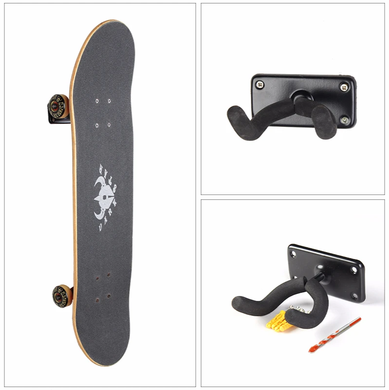 YUEWIND Skateboard Surfboard Wall-mounted Hook Durable Practical And Effective Storage Space