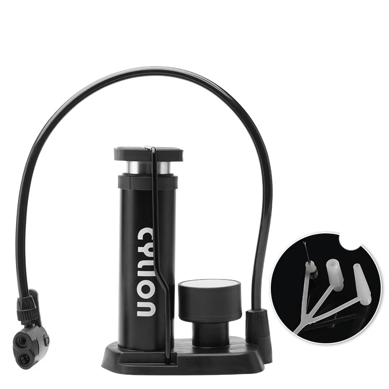 Компактный велосипедный насос портативный мини для накачки шин датчик давления