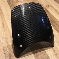 motorcycle real carbon fiber windshield for b m w r nine t 2014 15 16 17 18 19 carbon wind deflector vintage modified windscreen