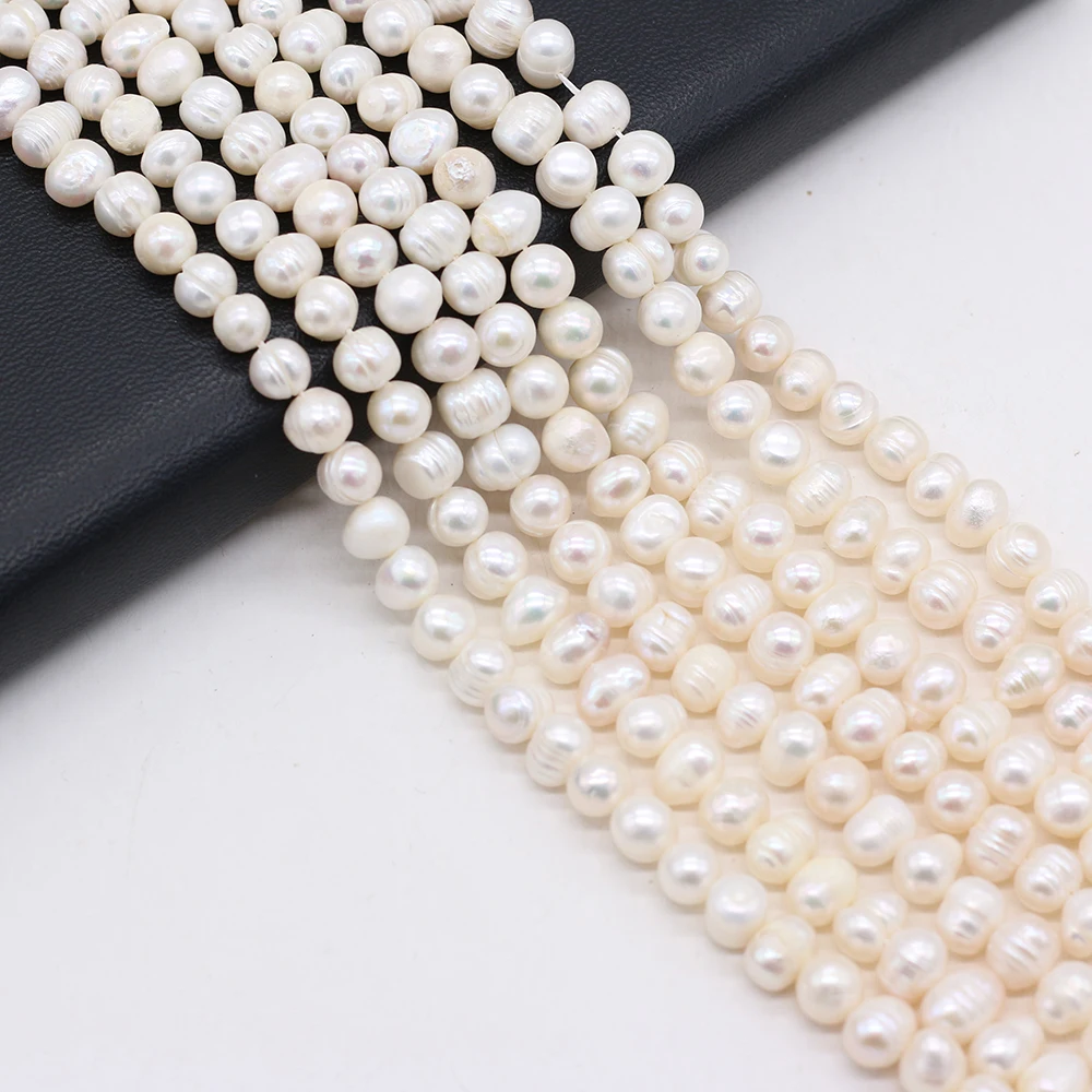 

Бусины Из Натурального пресноводного жемчуга диаметром 7-8 мм, 100%