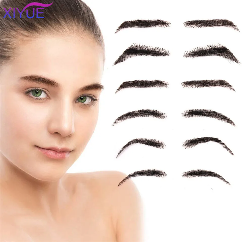 XIYUE Eyebrows Hair Eyebrows Jolie Style Artificial Weaving Workers' Hair Braided Eyebrow Wigs