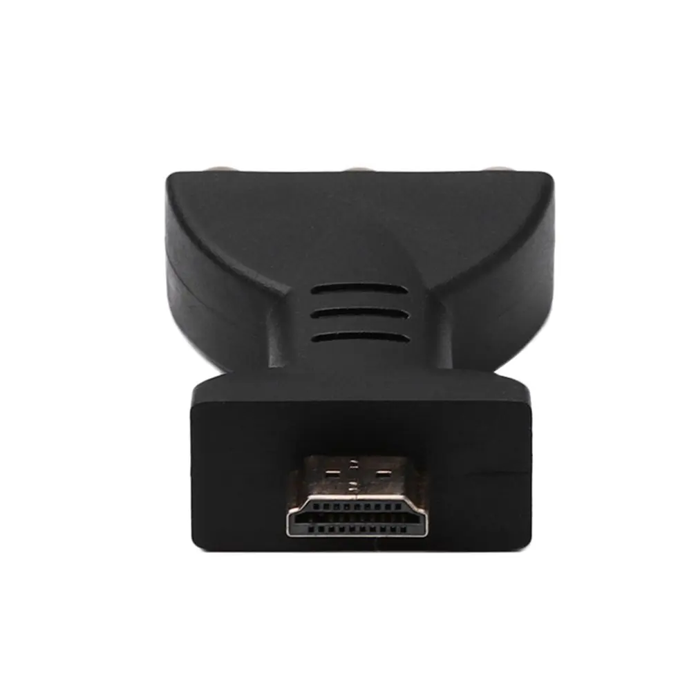 2019 New High Quality Gold-plated HDMI-compatible-compatible to 3 RGB RCA Video Audio Adapter AV Component Converter
