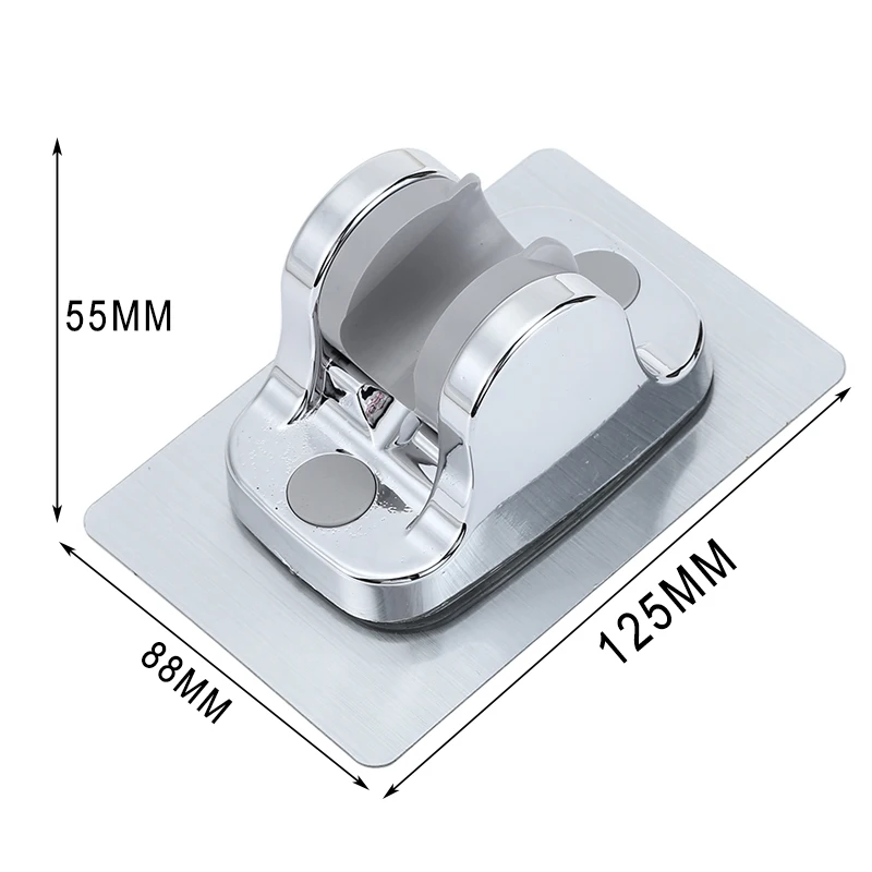 

2Style Shower Head Holder Adjustable Shower Bracket Strong Adhesive Wall Mount Bathroom Accessories Shower Head Holder