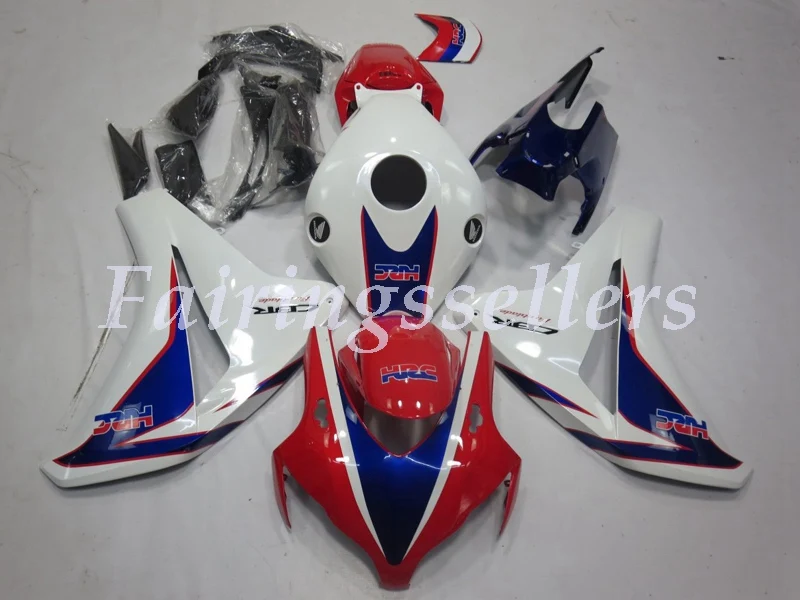 Инъекций ABS Полный обтекатели комплект Подходит для HONDA CBR1000RR 2008 2009 2010 2011 CBR 1000RR 08-11 CBR1000 обтекатель, цвет красный, белый, синий