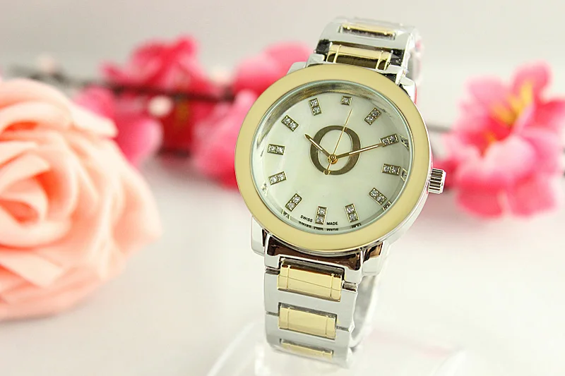 

RLLEN Stainless Steel Men Women Couples Quartz Watches Fashion Luxury Jewelry Gift Exquisite charm Generous Wedding