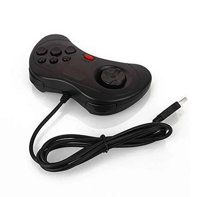 RISE-геймпад Usb классический Стиль ручкой из проволоки для все 16-битные Md-игры Sega