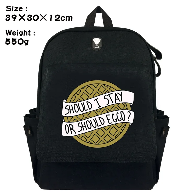 

Stranger Things Canvas Rucksack Backpack Student Schoolbag Bag Travel Laptop Cosplay Bag Gift