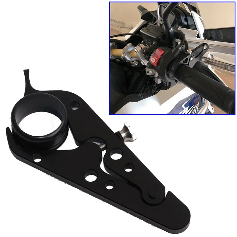 Универсальный черный мотоцикл CNC круиз контроль дроссельная заглушка