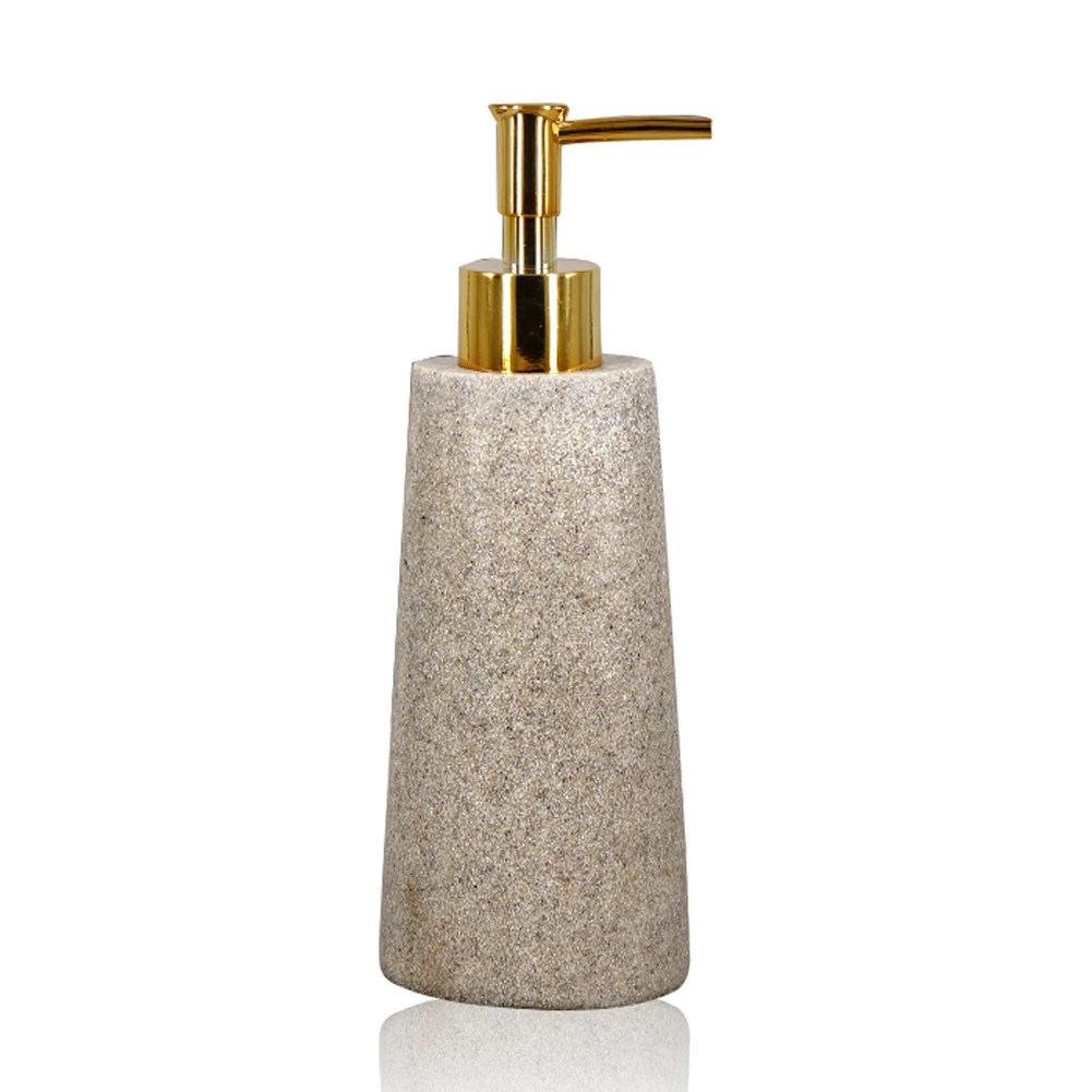 

250/400/500/600ml Fashion European Press Bottle Shampoo/Hand Washing/Shower Gel Bottles Resin Marbling For Home Hotel NS