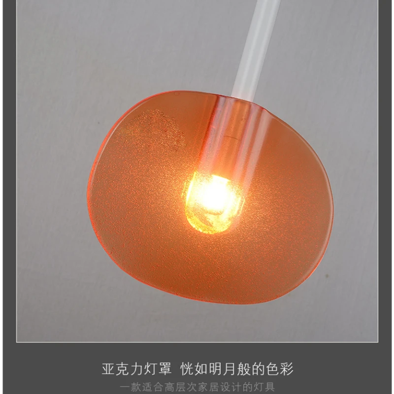 

modern macaron color lollipop pendant lights Nordic simple Dining Room children's room Pendant lamp Irregular Hang Lamp Fixtures