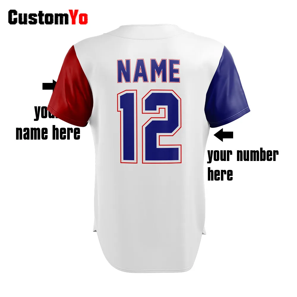 100% полиэстер бейсбольная Джерси на заказ Молодежная рубашка мужская темно синяя