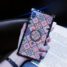 Samsung Note 10 Plus Blu-ray Square Phone Case For Galaxy S20 fe S10e S10 Lite S9 S8 Note 20 10 9 8 Plus Ultra Bracket Ring Case