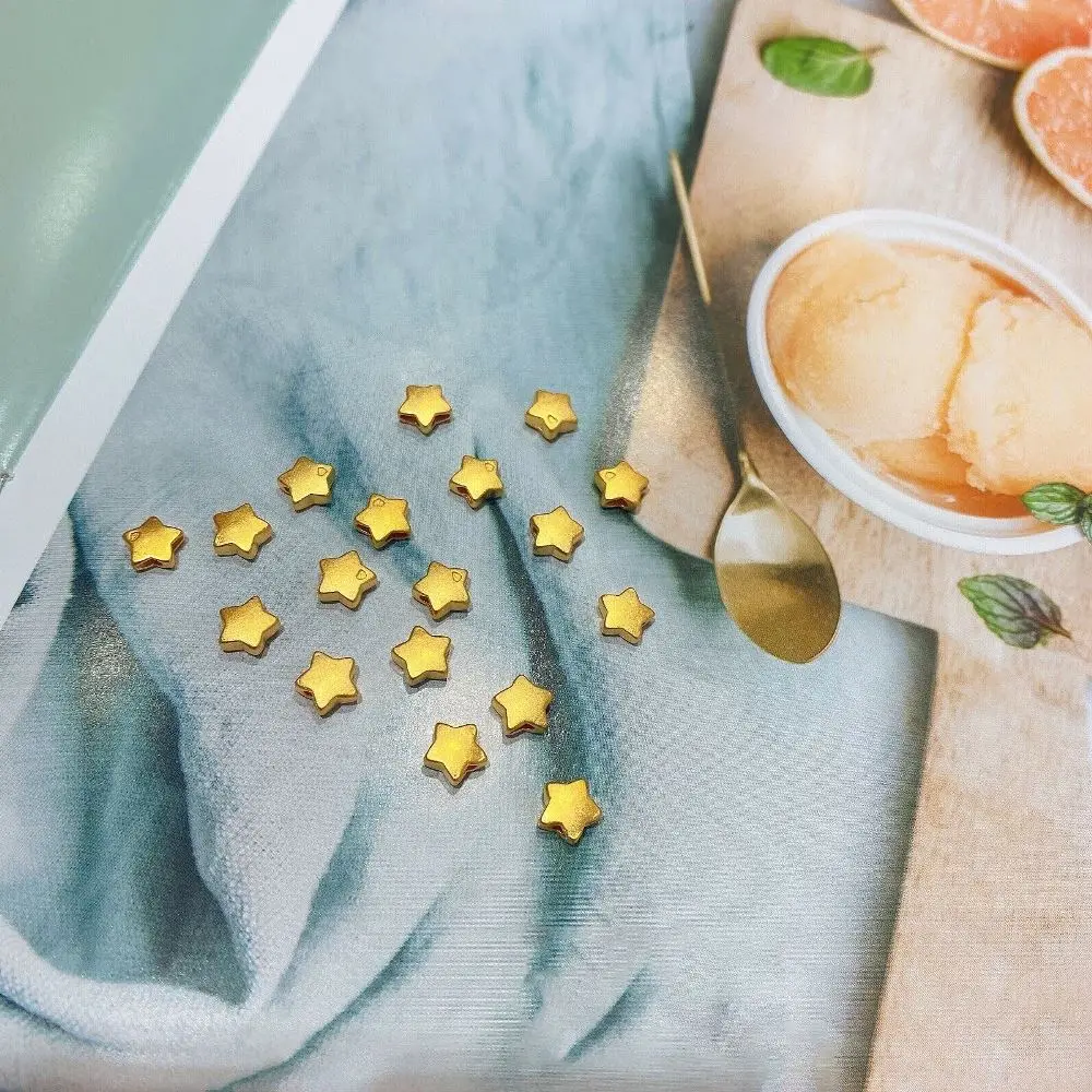 1 шт. чистая 999 24-каратная желтая золотая бусина сделай сам подарок на удачу