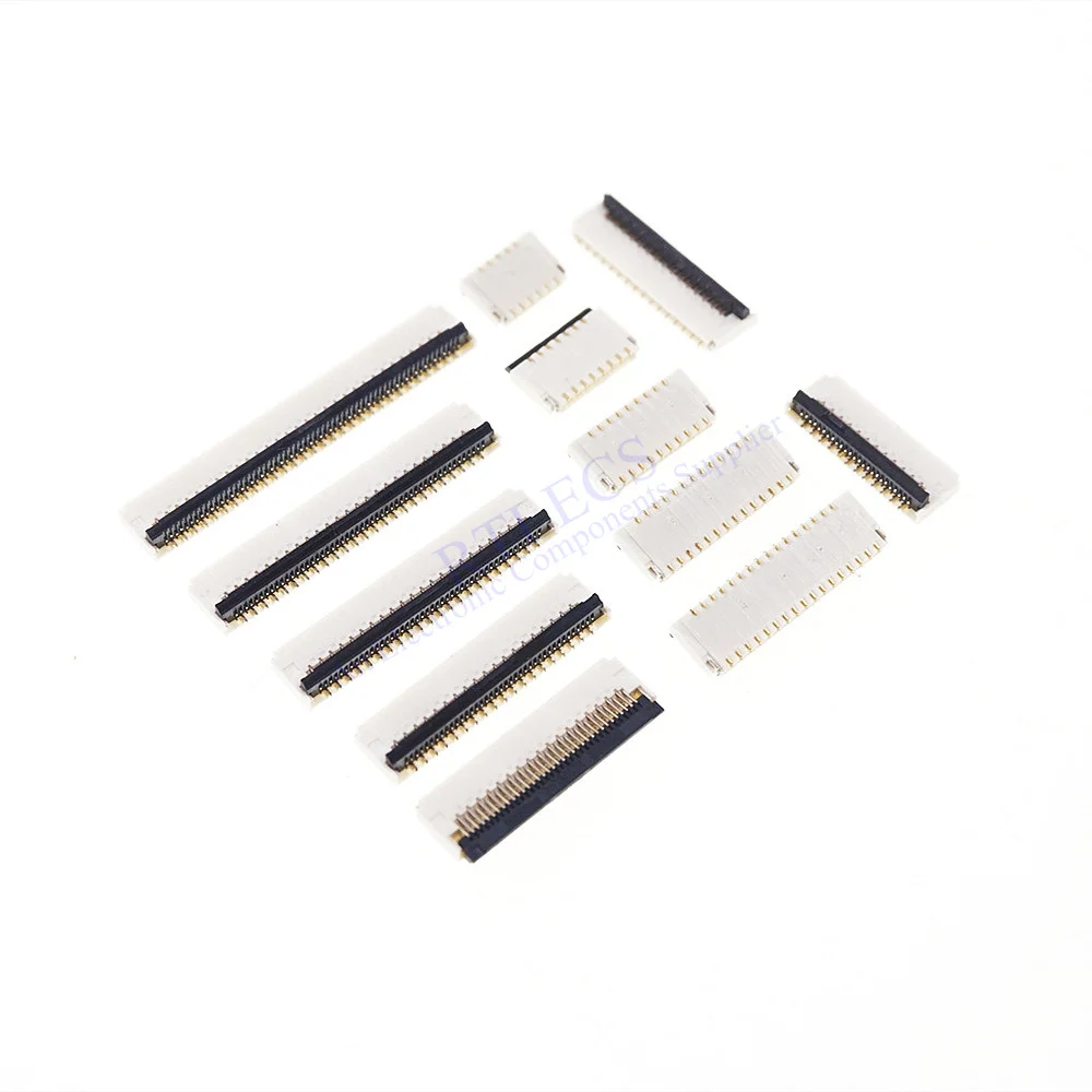 Коннектор FPC 9-контактный 100 мм высота 0 3 двусторонний верхний и нижний