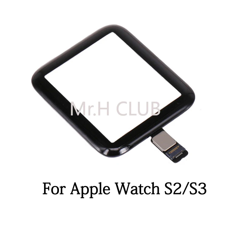 Дигитайзер сенсорного экрана для Apple Watch Series 2 3 4 5 6 стеклянная панель объектива