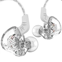 2021Hot Sell QKZ AK6 Copper Driver HiFi Sport Headphones 3.5mm In Ear Earphone For Running With Microphone Headset music Earbuds