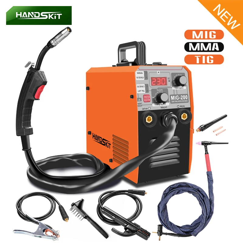 Умный Цифровой сварочный аппарат для сварки TIG Импульсный из алюминиевого