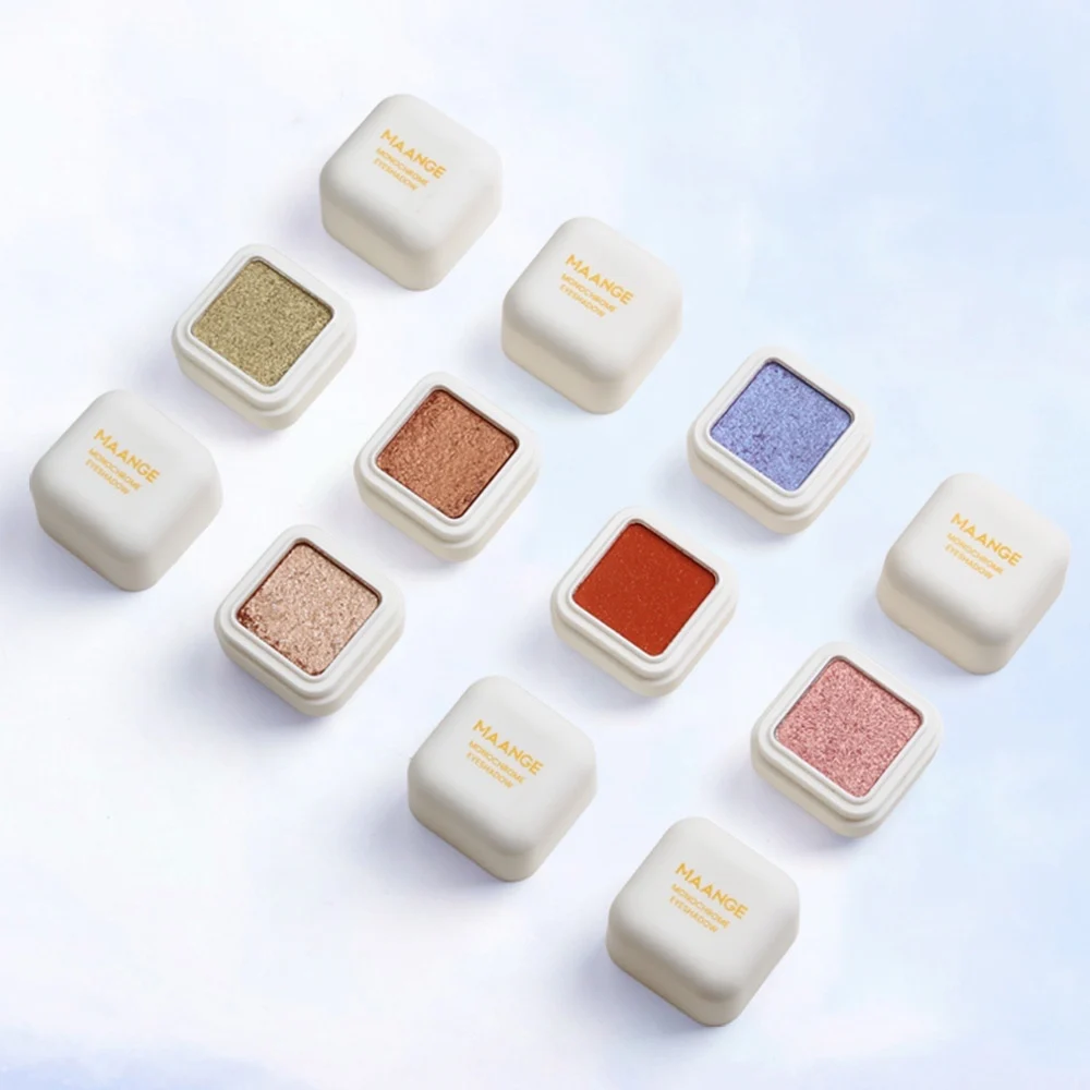 

1pcs colorful makeup Pigment Eye Shadow Palette Matte Shimmer Eyeshadow Shimmer Glitter Eye Shadow Waterproof Cosmetic