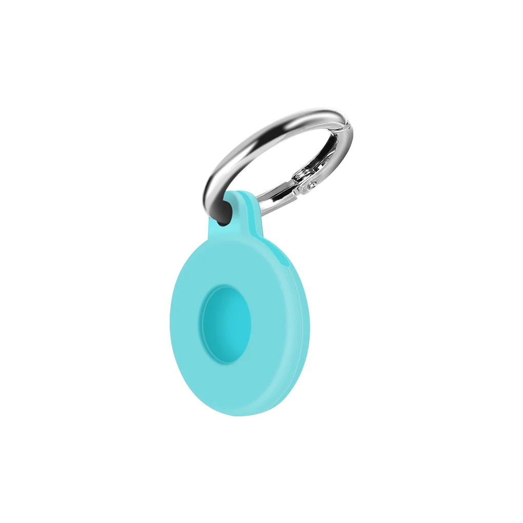 

For Apple Airtags Liquid Silicone Protective Sleeve For Apple Locator Tracker Anti-lost Device Keychain ProtectiveSleeve