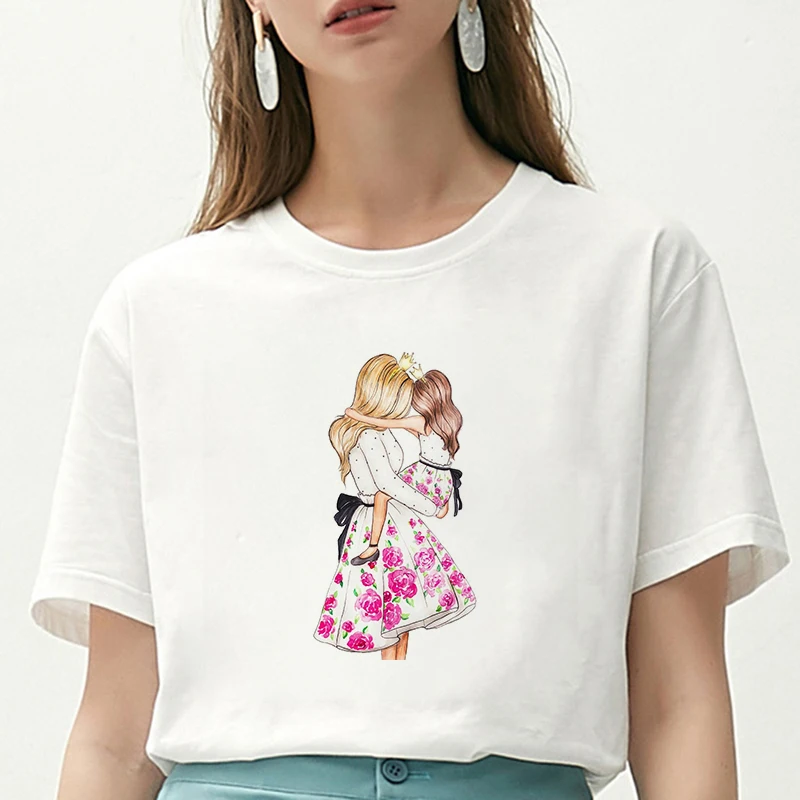 Lus Los женская футболка супер Mama и I Love My коллекция любимой детской жизни Vogue