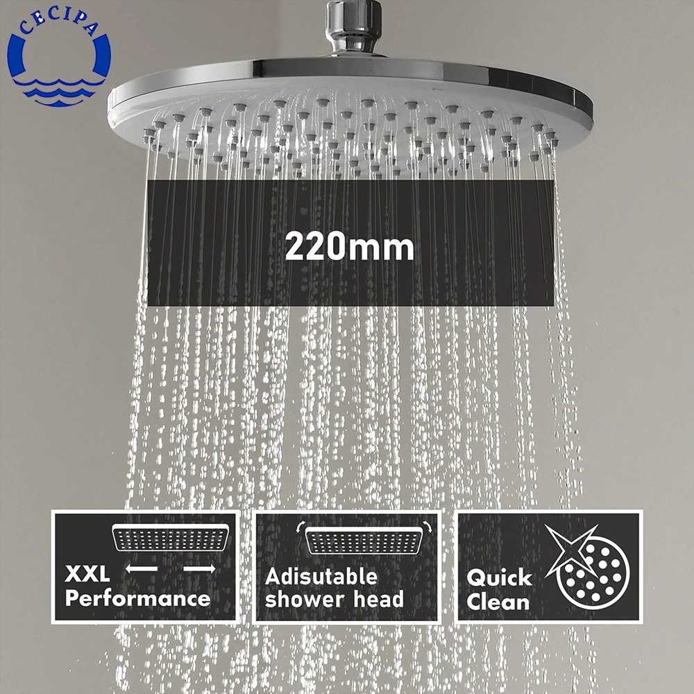 Душевая система CECIPA смеситель с двумя функциями мягкое соединение душевая