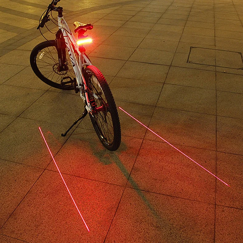 Лазерный велосипедный задний фонарь GIYO светодиодная лампа с USB зарядкой для езды