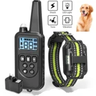 800 м Пульт дистанционного управления Управление собака Электрический Воротник IP6X Водонепроницаемый обучающий собачий ошейник 1 накопитель 2 электрический ошейник для собак, ошейник для собак