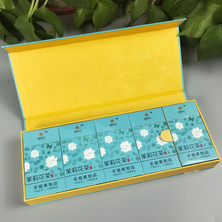 Жасминовый чай для мужчин и женщин мужской дым без никотина 10 посылка 20 сигарет в