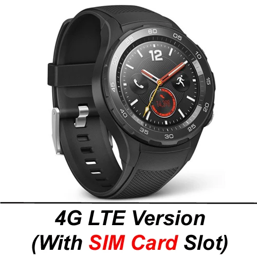 4G LET Version Huawei Watch 2 NFC gps LTE 4G huawei Smartwatch телефонный Звонок трекер сердечного ритма IP68 Водонепроницаемый для Android iOS - Цвет: 4G LET Version