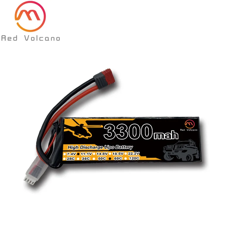 

Factory Direct Wholesale 3S 35C 3300MAH RC Lipo Battery 11.1V Pack For Radio Control Drone Toys