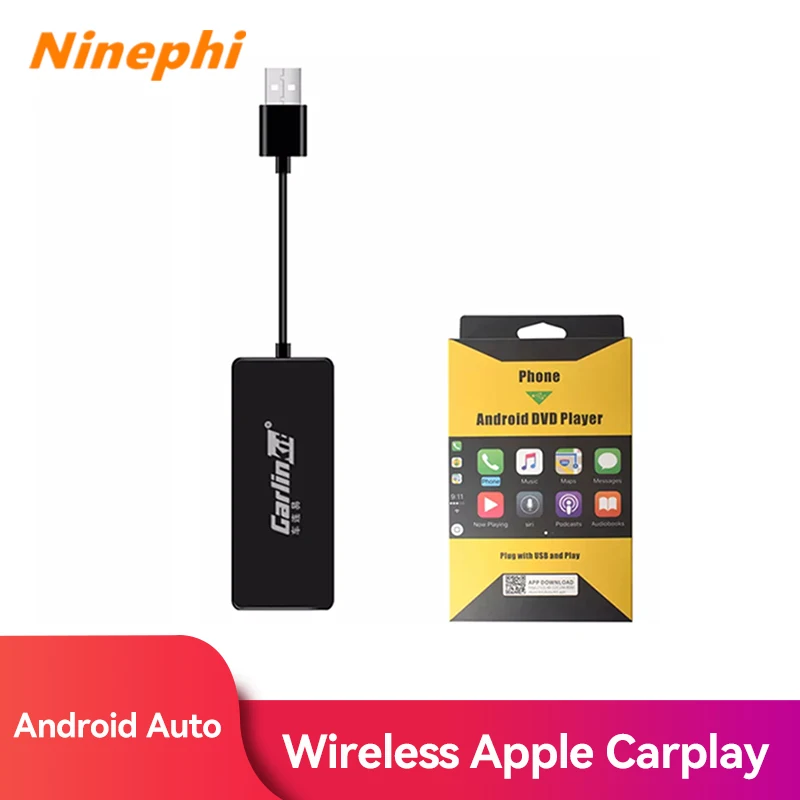 

Carlinkit USB Wireless Apple CarPlay Dongle and Android Auto for Modify Android Car Services Auto Sale iPhone Autokit Mirror Kit