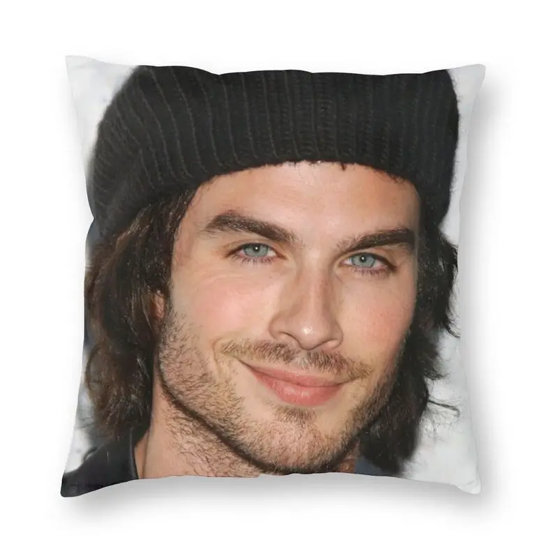 

Cool Ian Somerhalder Pillow Cover Home Decor 3D Double-sided Printed Cushion Cover for Living Room