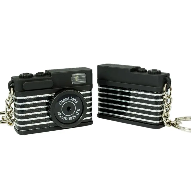 

New Mini Toy Camera Keychain With Bell Pendant Bag Accessories Kids Toy Gift