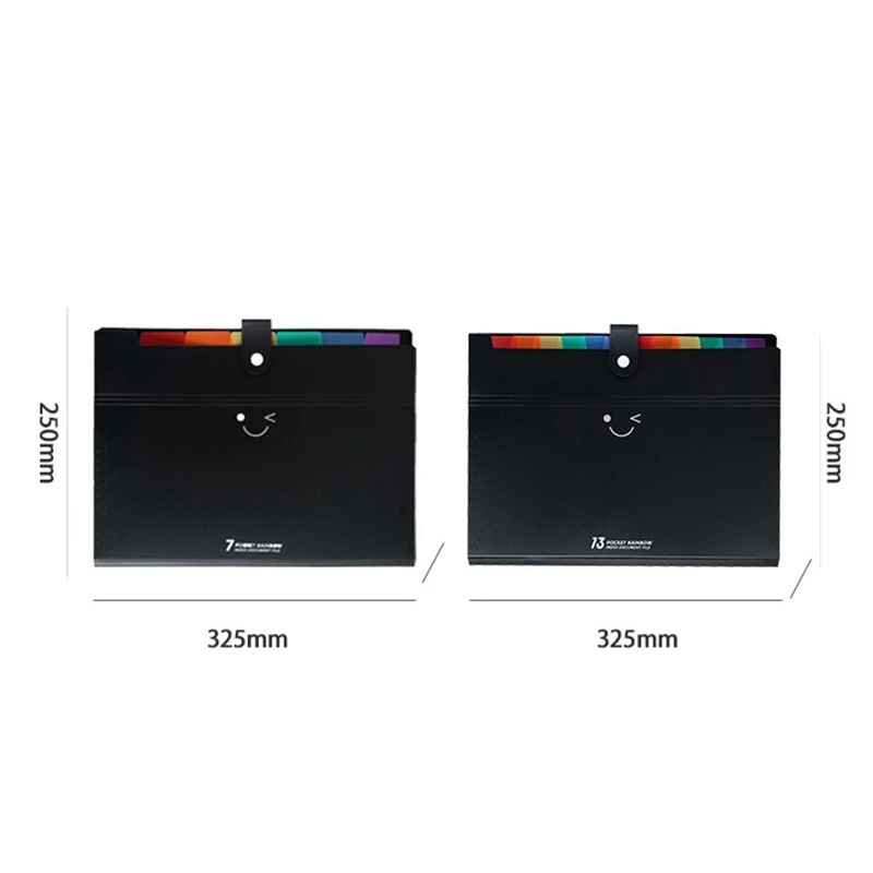 Расширяющиеся папки для файлов размером с буквы 13 карманов органайзер