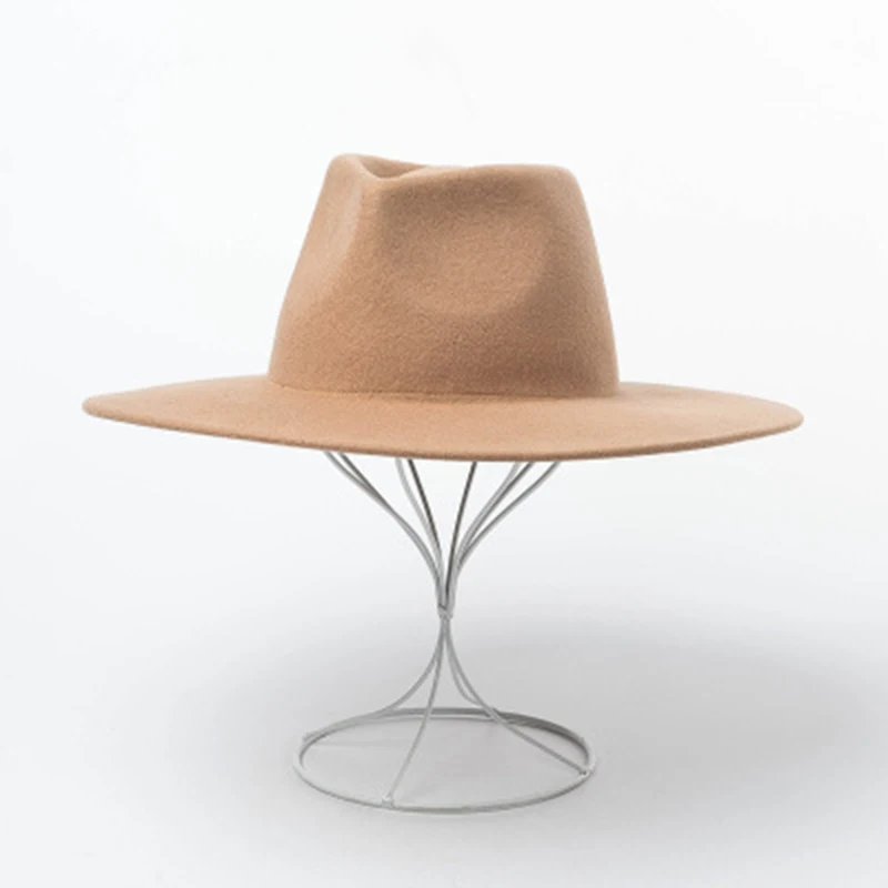 Зимняя шерстяная шляпа Fedora в британском стиле для мужчин и женщин Панама