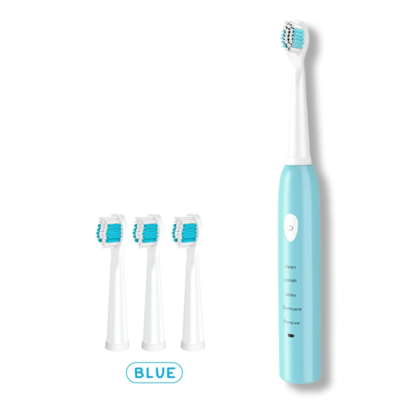 

Electric Toothbrush Waterproof Automatic Sonic Toothbrush Usb Rechargeable 5 Models With 4 Brush Heads Personal Care Appliance