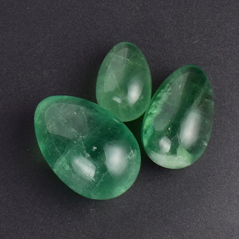 

Yoni Egg Natural Stone Jade Crystal Egg Mineral Ball Exercise Pelvic Floor Muscle Vaginal Health Care Massage