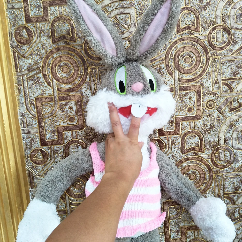 Плюшевые игрушки BOLAFYNIA Bugs Bunny для детей подарок на день рождения Рождество