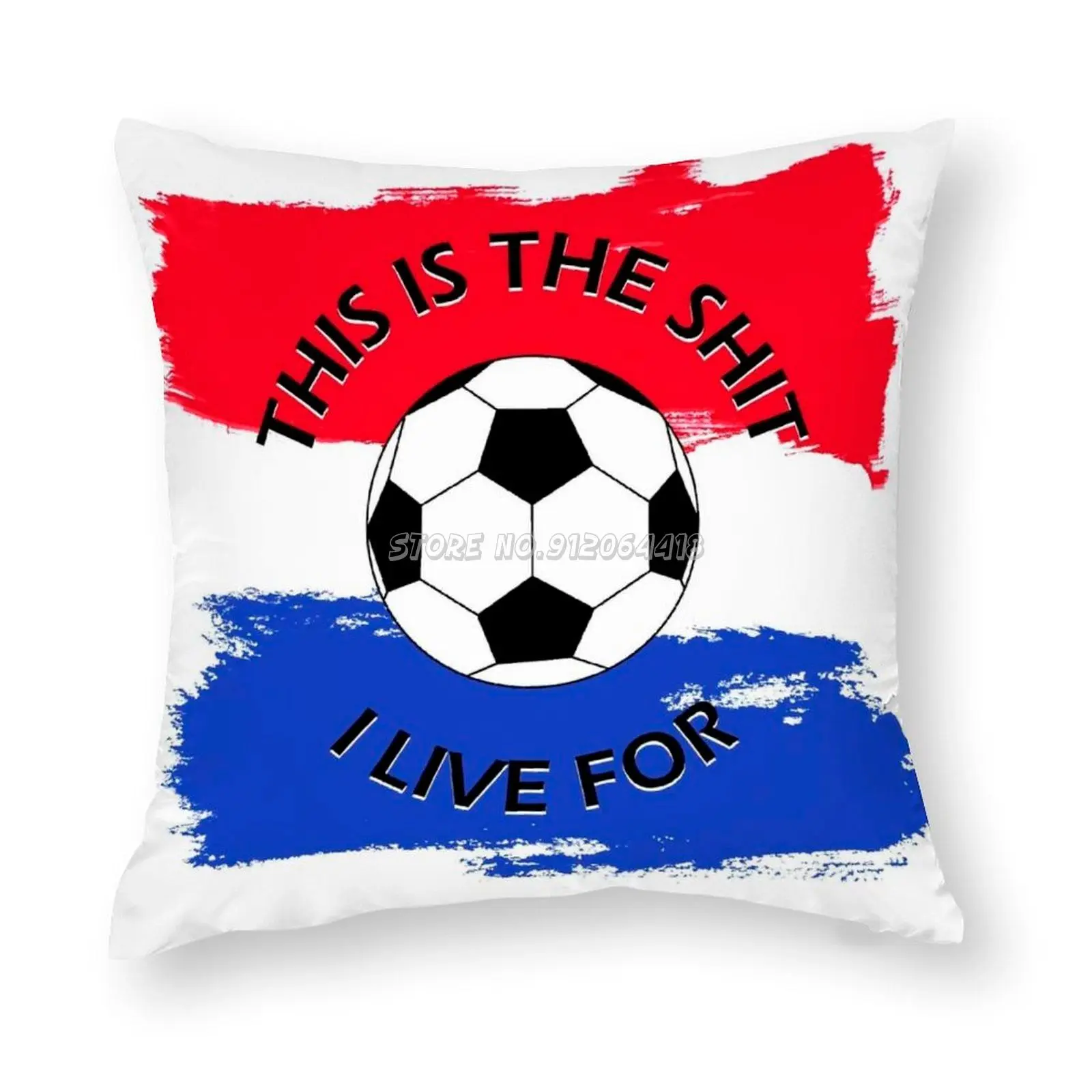 Футбол Voetbal детский спортивный костюм с флагом Подушка Чехол печати Декор для