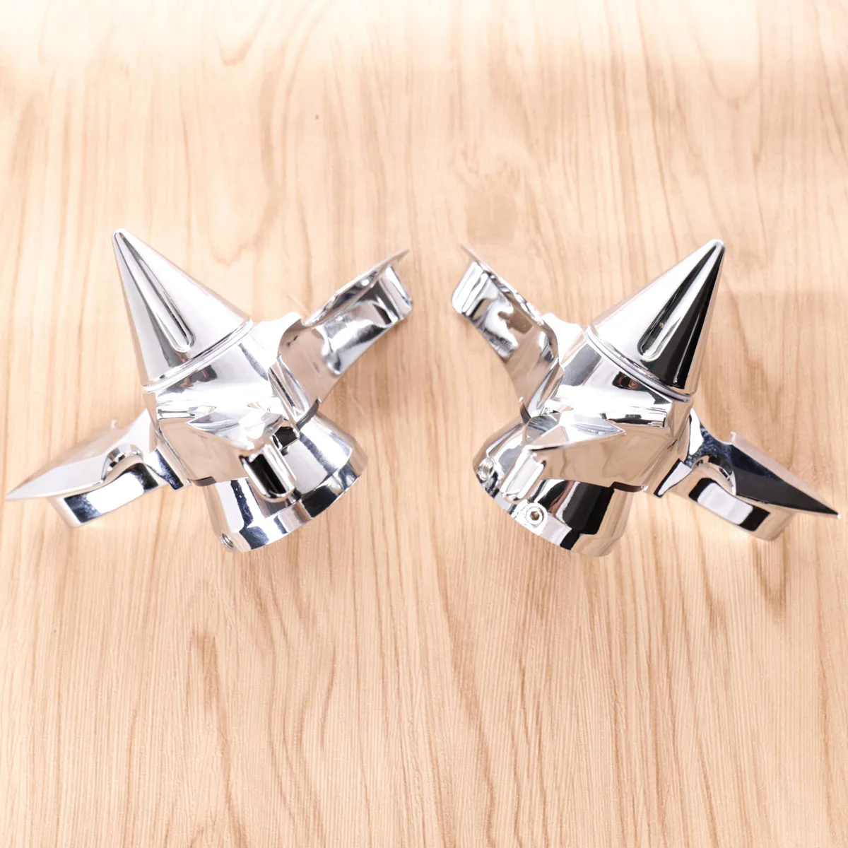 Хромированная крышка гайки передней оси с вращающимся клинком для Harley 2008-2017 Touring Softail Dyna Sportster 883 1200 on.