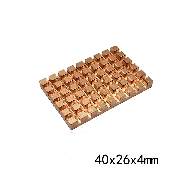 Copper Heatsink Thermally Conductive Adhesive for mSATA NGFF 5030 msata3.0 Solid State Disk SSD Radiator Cooler 40x26x 2/3/4MM | Компьютеры