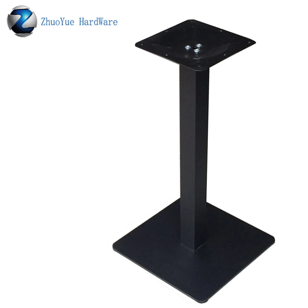 Современные черные кованые железные прямоугольные кофейные Мраморные Подставки