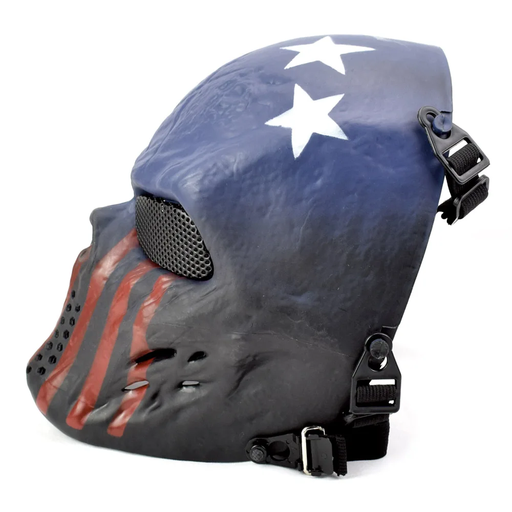 Маска на все лицо с черепом для экшн-партии страйкбовечерние армейская маска